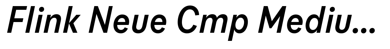 Flink Neue Cmp Medium Italic